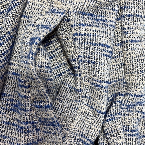 Jack BB Dakota Sweater Knit Brown Blue Pockets Roll Tab Sleeve Medium - Picture 11 of 11